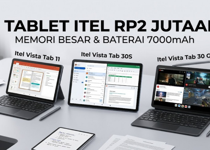 Itel Vista Tab Resmi Hadir, Bawa 3 Varian Tablet Rp2 Jutaan untuk Belajar hingga Kerja