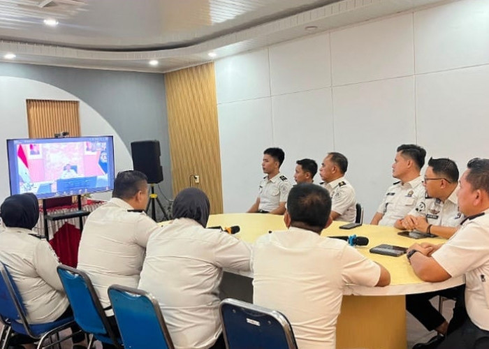Kalapas Reza Pimpin Jajaran Lapas Empat Lawang Ikuti Pengarahan Dirjen, Perkuat Reformasi Pemasyarakatan
