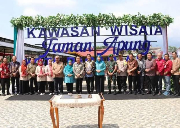 Pj Gubernur Sumsel Resmikan Taman Apung Kota Pagar Alam