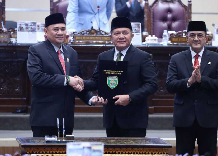 Gubernur Herman Deru Apresiasi DPRD Sumsel, Tiga Raperda Disahkan Jadi Perda Strategis