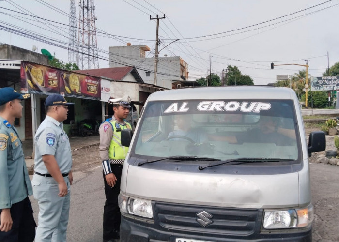 Polres Empat Lawang Gelar Razia Gabungan Lintas Sektoral, 15 Pelanggaran Ditilang