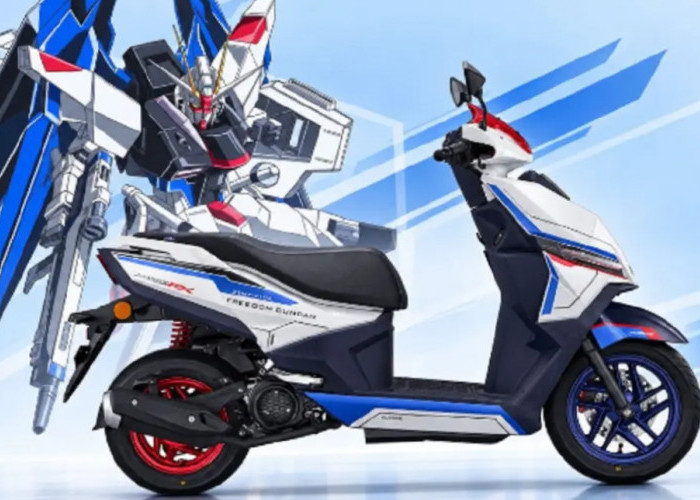 Honda NS125FX Edisi Gundam SEED Meluncur, Cuma 1.000 Unit dengan Desain Freedom Gundam