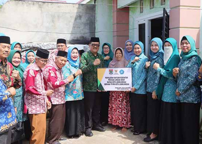 Baznas dan TP PKK Kota Lubuk Linggau Kolaborasi Salurkan Bantuan Dana Kesehatan Lewat Program 