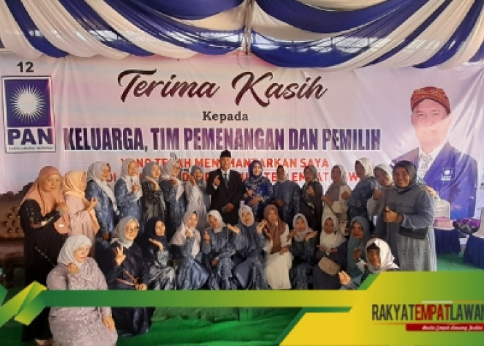 Dilantik Menjadi Anggota DPRD Kabupaten Empat Lawang 2024-2029, Mulyono Gelar Tasyakuran dan Hiburan Meriah