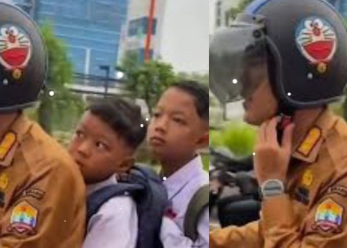 Viral Bonceng Tiga Tanpa Helm, Wakil Wali Kota Serang Minta Maaf dan Siap Ditilang
