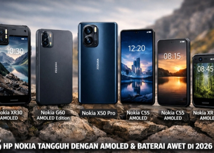 5 HP Nokia Tangguh dengan Baterai Awet dan Layar AMOLED di 2026, Desain Keren Siap Dipakai Bertahun-tahun