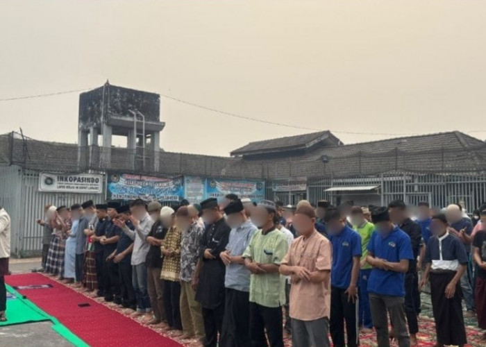 Kemarau Belum Berakhir, Lapas Empat Lawang Gelar Salat Istisqa Bersama Warga Binaan