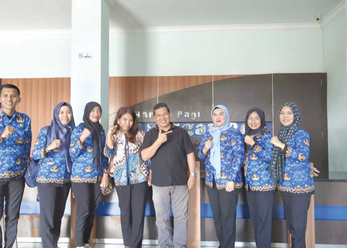 Perkuat Sinergi Media, Dinkominfo Muba Kunjungi Redaksi Harian Pagi Linggau Pos