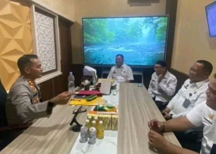Perkuat Sinergitas dan Koordinasi, Kalapas Empat Lawang Lakukan Kunjungan Kerja ke Polres Empat Lawang