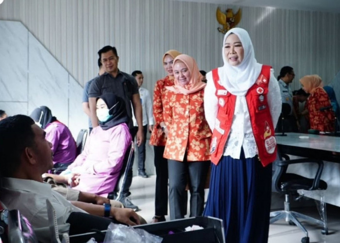 Bapenda Sumsel Gelar Donor Darah Serentak, Feby Deru: Ini Wujud Nyata Kepedulian