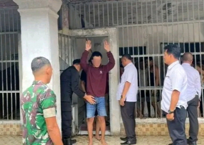 Jelang Tahun Baru, Lapas Kelas IIB Empat Lawang Gelar Razia Kamar Hunian