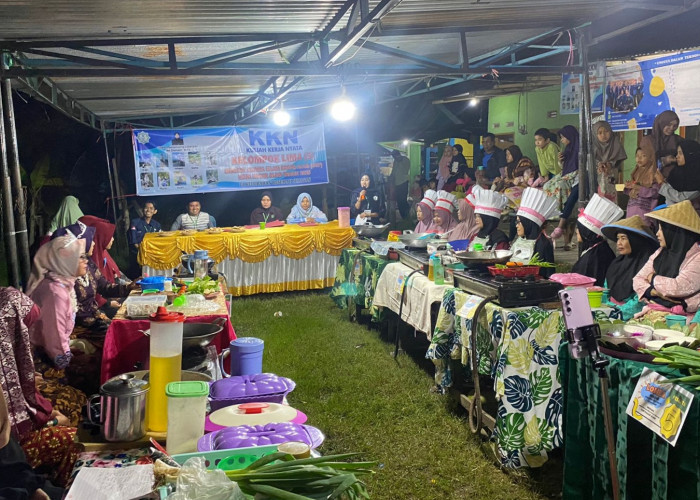 Mahasiswa KKN T IAIP Kelompok 5 Gelar Lomba Memasak di RT 10 Besemah Serasan