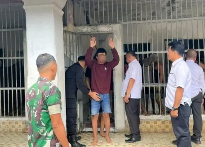 Cegah Barang Terlarang, Lapas Kelas IIB Empat Lawang Gencarkan Razia Rutin Kamar Hunian