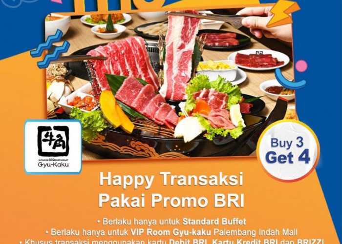 Happy Transaksi Pakai Promo BRI untuk Nikmati BBQ Jepang di Gyu-Kaku