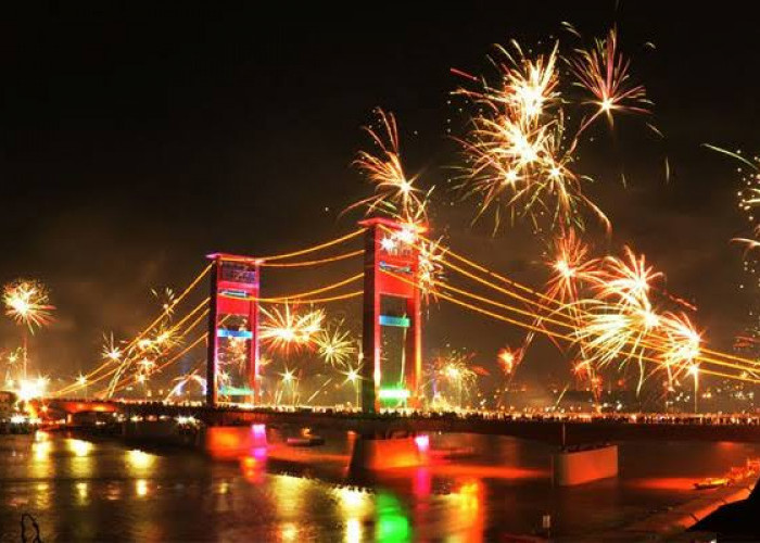 Meriah dan Macet! Begini Skema Rekayasa Lalu Lintas Malam Tahun Baru di Palembang