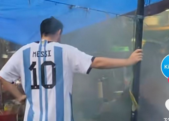 Vidio Mirip Lionel Messi Tertangkap Camera Nitizen Lagi Beli Sate Viral