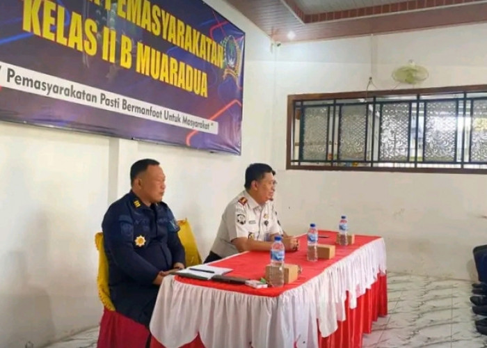 Rapat Pengamanan Digelar, Kalapas Muaradua Minta Petugas Siaga dan Profesional