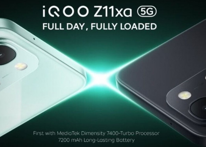 iQoo Z11xa 5G Resmi Meluncur, Bawa Baterai 7.200 mAh dan Dimensity 7400 Turbo