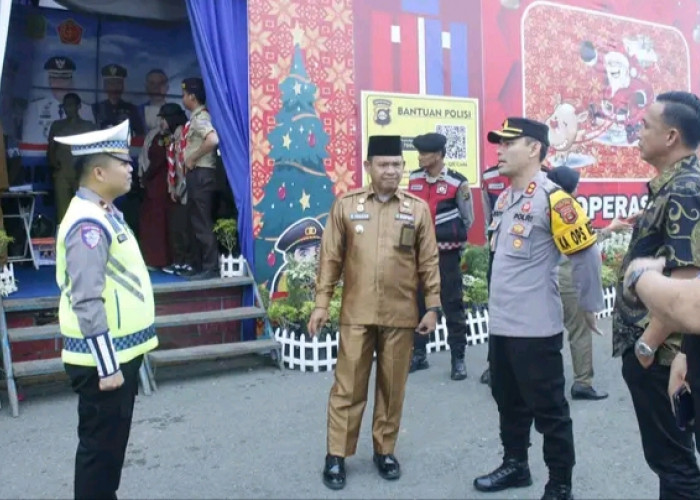 Pj Bupati Empat Lawang Tinjau Pos Pengamanan dan Gereja Jelang Natal