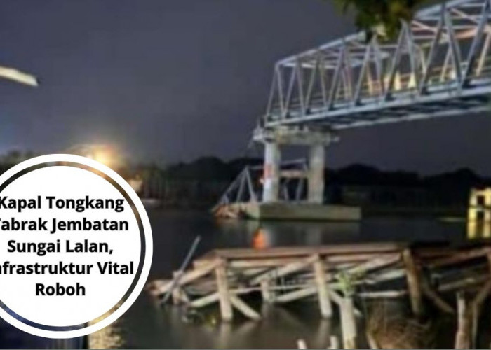 Kapal Tongkang Tabrak Jembatan Sungai Lalan, Infrastruktur Vital Roboh