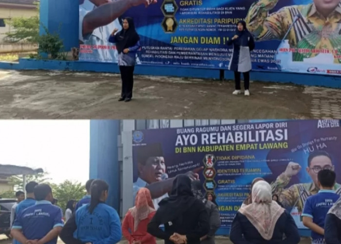 BNNK Empat Lawang Gelar Apel Pagi, Tegaskan Komitmen “War On Drugs For Humanity”