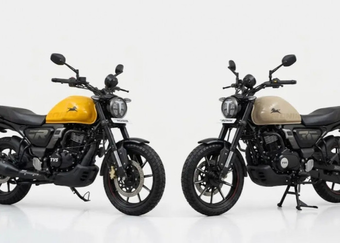TVS Ronin 225 Makin Gagah, Hadir dengan Warna Kuning dan Krim serta ABS Dual Channel