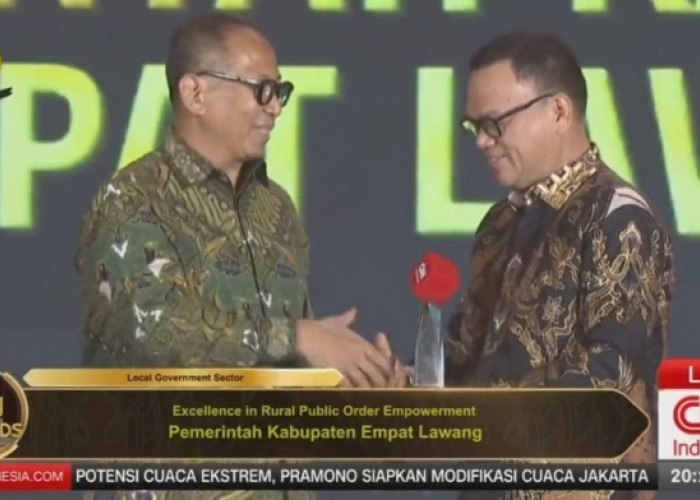 Bupati Empat Lawang Raih Penghargaan “Excellence in Rural Public Order Empowerment” Berkat Inovasi POL PP Desa