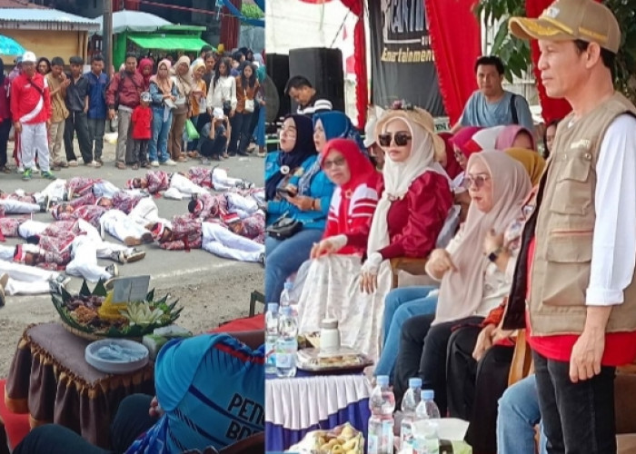 Wabup Hadir, Lomba Gerak Jalan Indah HUT RI ke-80 di Empat Lawang, Diikuti 129 Regu Meriahkan Acara 