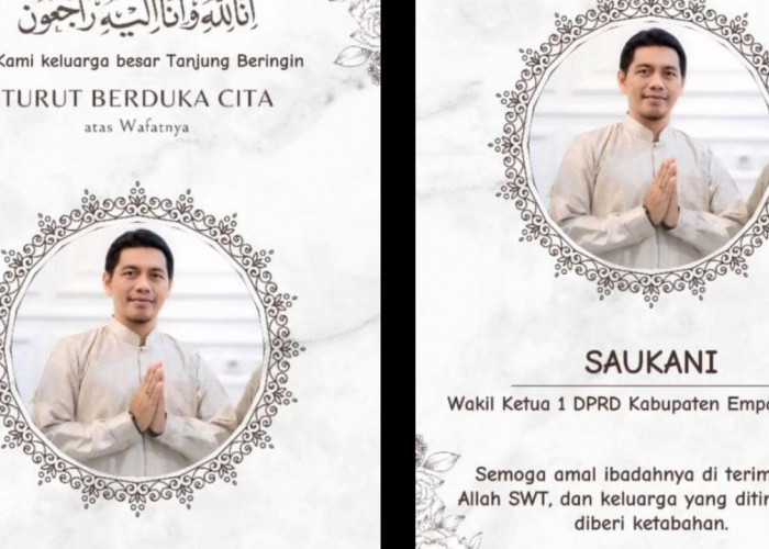Berita Duka: Saukani, Wakil Ketua I DPRD Empat Lawang dari PDIP, Tutup Usia di Jakarta
