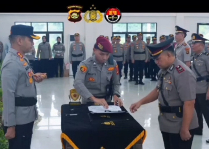 Kapolres Empat Lawang Pimpin Sertijab Sejumlah Pejabat, Perkuat Pelayanan Polri Presisi
