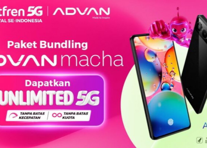 ADVAN Macha 5G Bundling Smartfren, Dapat Unlimited 5G dan Google Gemini Gratis 6 Bulan