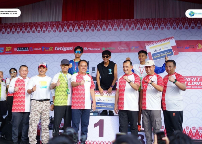 Musi 5K 2025: Ratusan Pelari Padati Halaman DPRD Sumsel, Wagub Cik Ujang Resmi Melepas Lomba