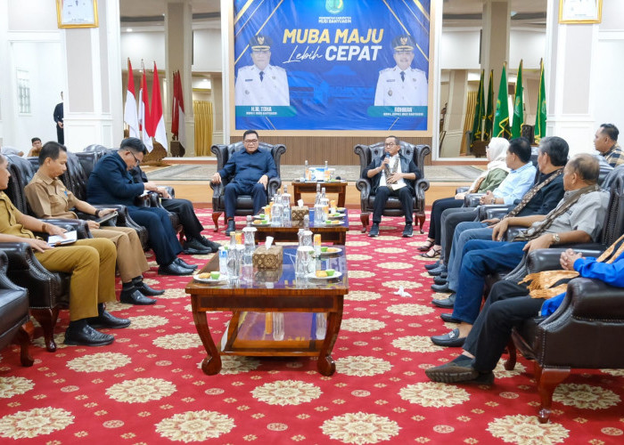 Bupati Muba Sambut Audiensi BPP Gapensi, Perkuat Sinergi Pembangunan Daerah