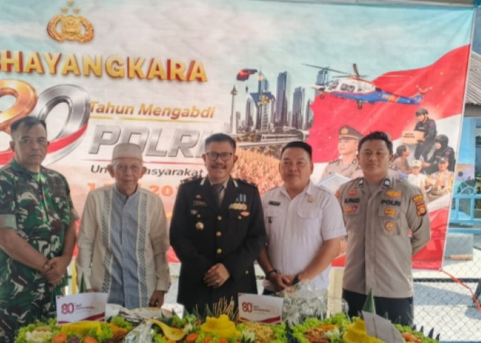 Syukuran Hari Bhayangkara ke-80, Polsek Tebing Tinggi Perkuat Sinergi Forkopimcam demi Kamtibmas Kondusif