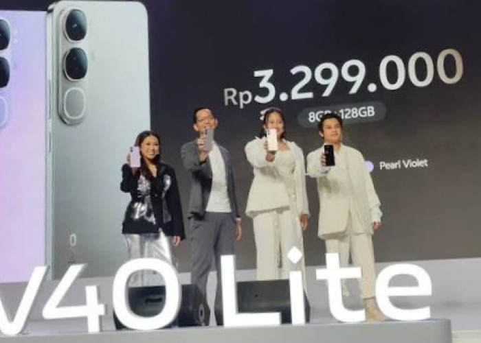 vivo V40 Lite 5G Stylish dan Kencang! Kamera Ultrawide 8 MP plus Fast Charging 80W