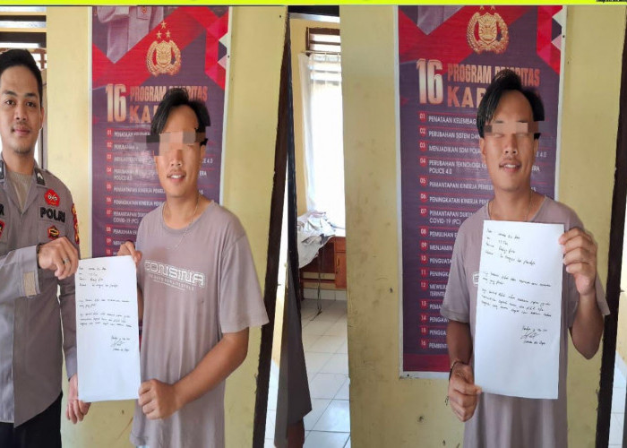 Polsek Pendopo Amankan Pelaku Premanisme dalam Ops Sikat Musi 1 2025