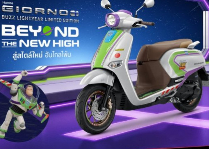 Honda Giorno+ 125 Edisi Buzz Lightyear Resmi Meluncur, Tampil Retro dengan Sentuhan Toy Story