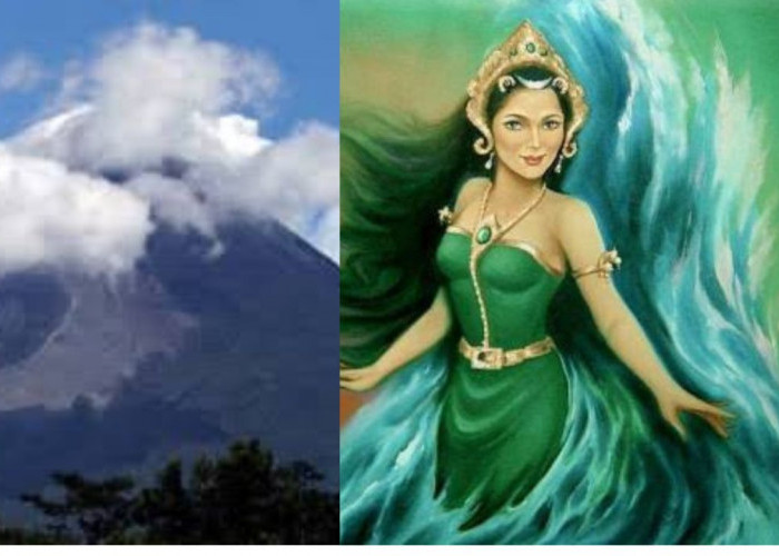 Legenda Ratu Kidul dan Gunung Merapi, Pertemuan Lautan dan Api