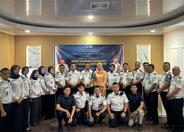 Sertijab KPLP Lapas Empat Lawang Berlangsung Haru, Ari Ismanto Resmi Gantikan Afriansyah Toni