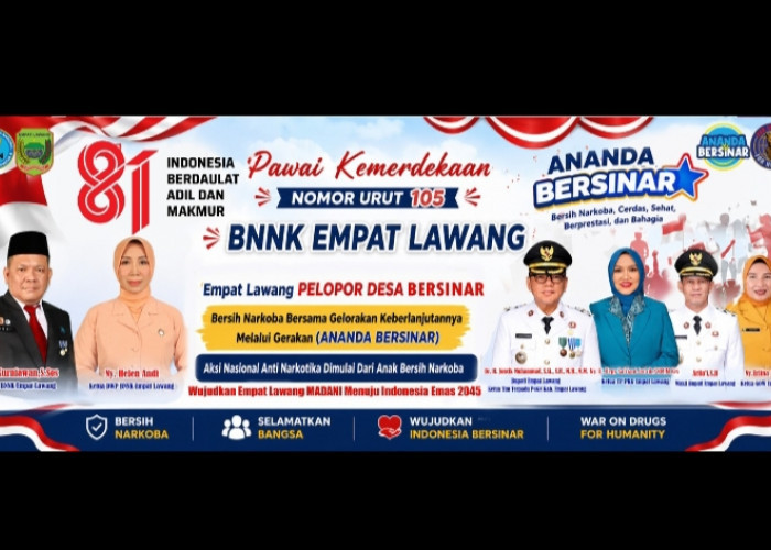 BNNK Empat Lawang Siap Meriahkan Pawai Kemerdekaan, Bawa Semangat Ananda Bersinar 