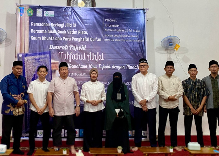 Wakil Bupati Lahat Hadiri Dauroh Tajwid Tuhfathul di Masjid At Tauhid