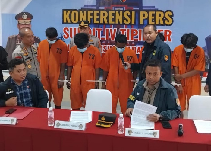 Lima Sopir Truk Ditangkap Terkait Kasus Illegal Logging di Muba