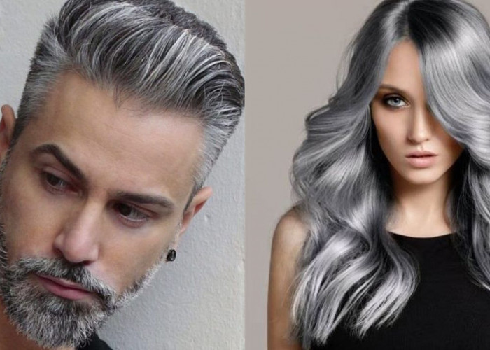 Silver Fox Elegance, Gaya Rambut Uban yang Menawan