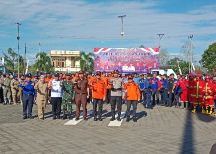 Apel Gelar Pasukan Karhutla 2025, Pemkab Empat Lawang Tegaskan Kesiapsiagaan Hadapi Musim Kemarau