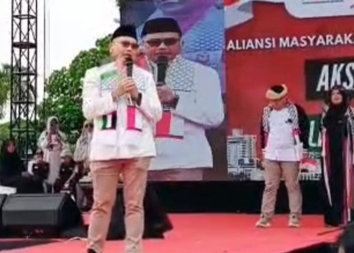 Ribuan Masyarakat Sumsel Padati Halaman DPRD Sumsel