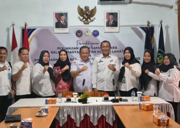 Bapas Kelas II Lahat dan BNN Empat Lawang Resmi Jalin Kerja Sama Perangi Narkotika