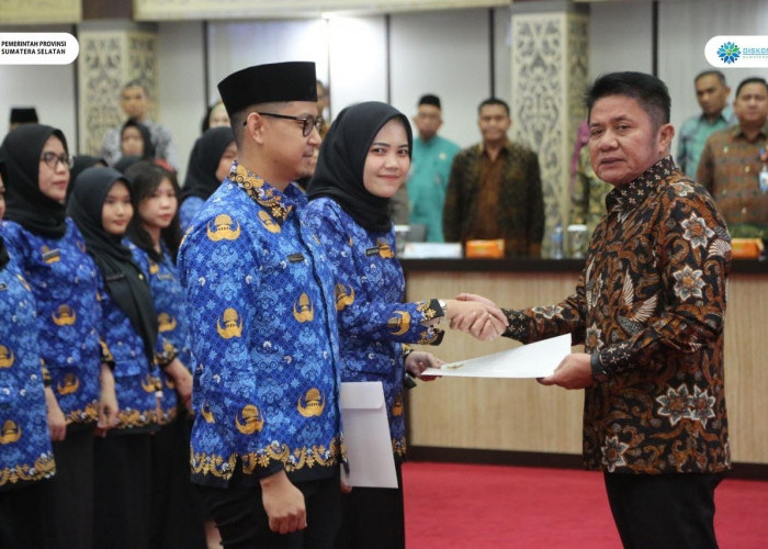 Gubernur Sumsel Lantik 101 CPNS Formasi 2024, Tegaskan Tanggung Jawab sebagai Pelayan Masyarakat