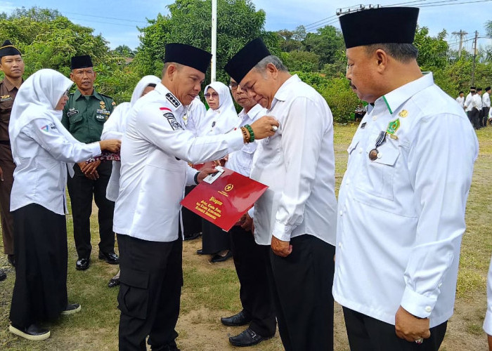 Tiba-tiba Pj Bupati Empat Lawang Men- challenge Peserta Upacara Hari Amal Bakti Kemenag, Ada yang Berani!