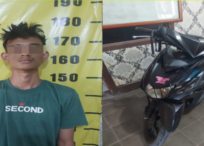 Pencurian Motor di Empat Lawang Terungkap, Pelaku Diamankan Saat Tidur 