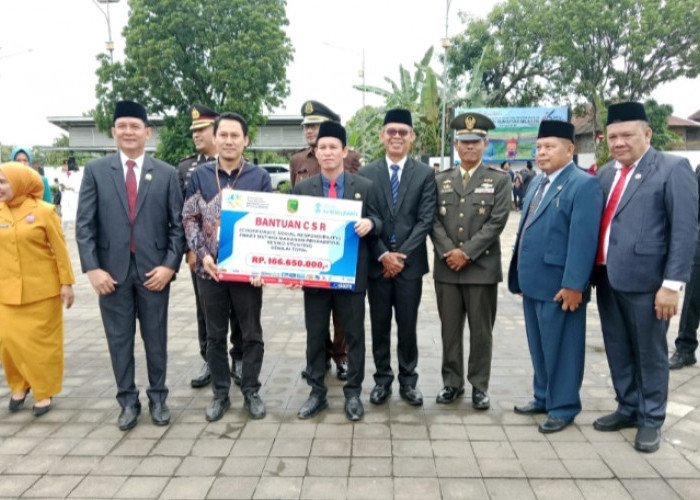Bank Sumsel Babel Cabang Tebing Tinggi Salurkan Bantuan untuk 179 Anak Stunting di Empat Lawang